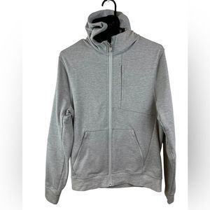 Lululemon City Sweat Full Zip Hoodie Men’s Small S Heathered Light Grey